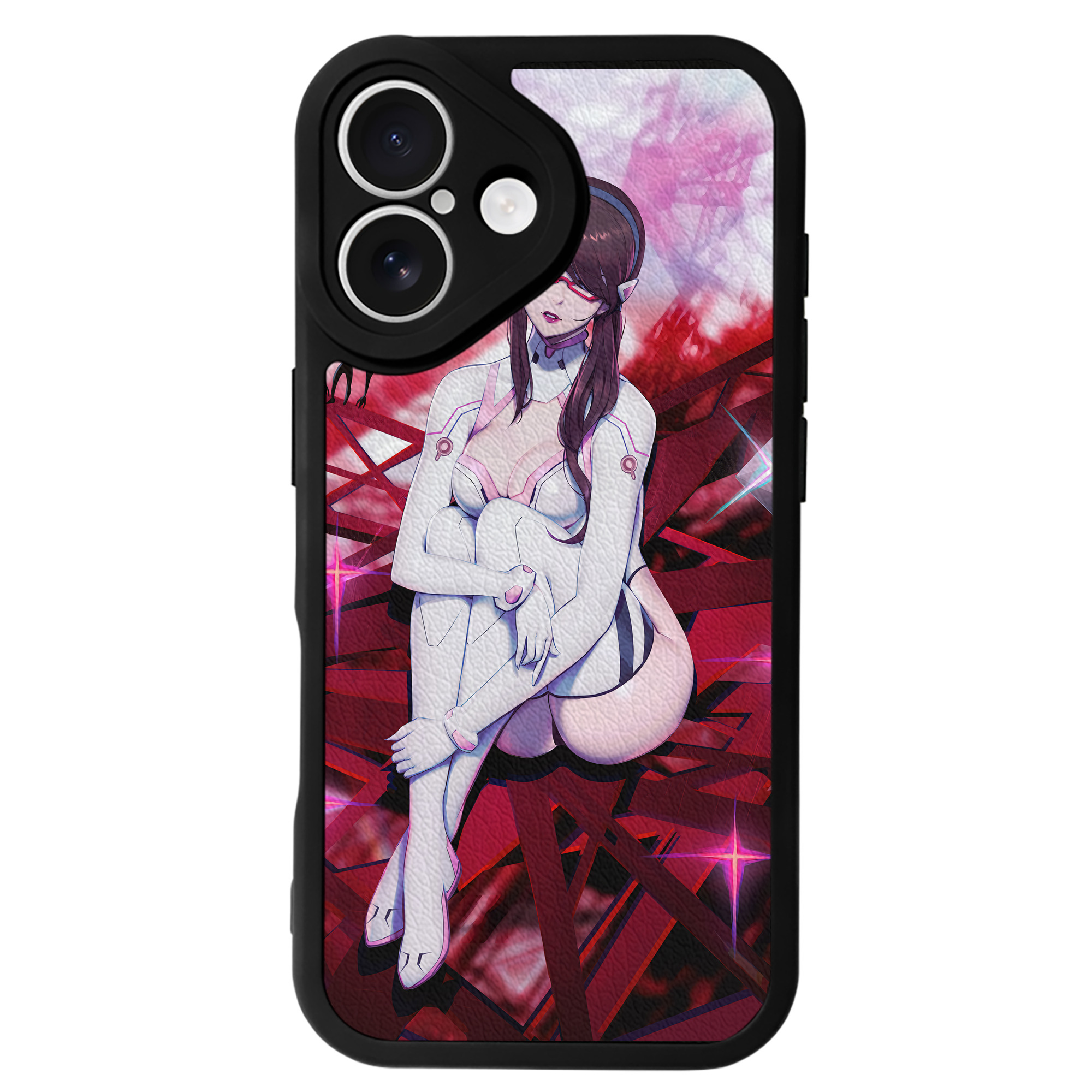 （画像用） EVA 新世紀エヴァンゲリオン 【iPhone 16シリーズ対応】シリコンスマホケース（レザー調） 材質：シリコン